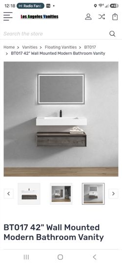 Wall Mount Vanity