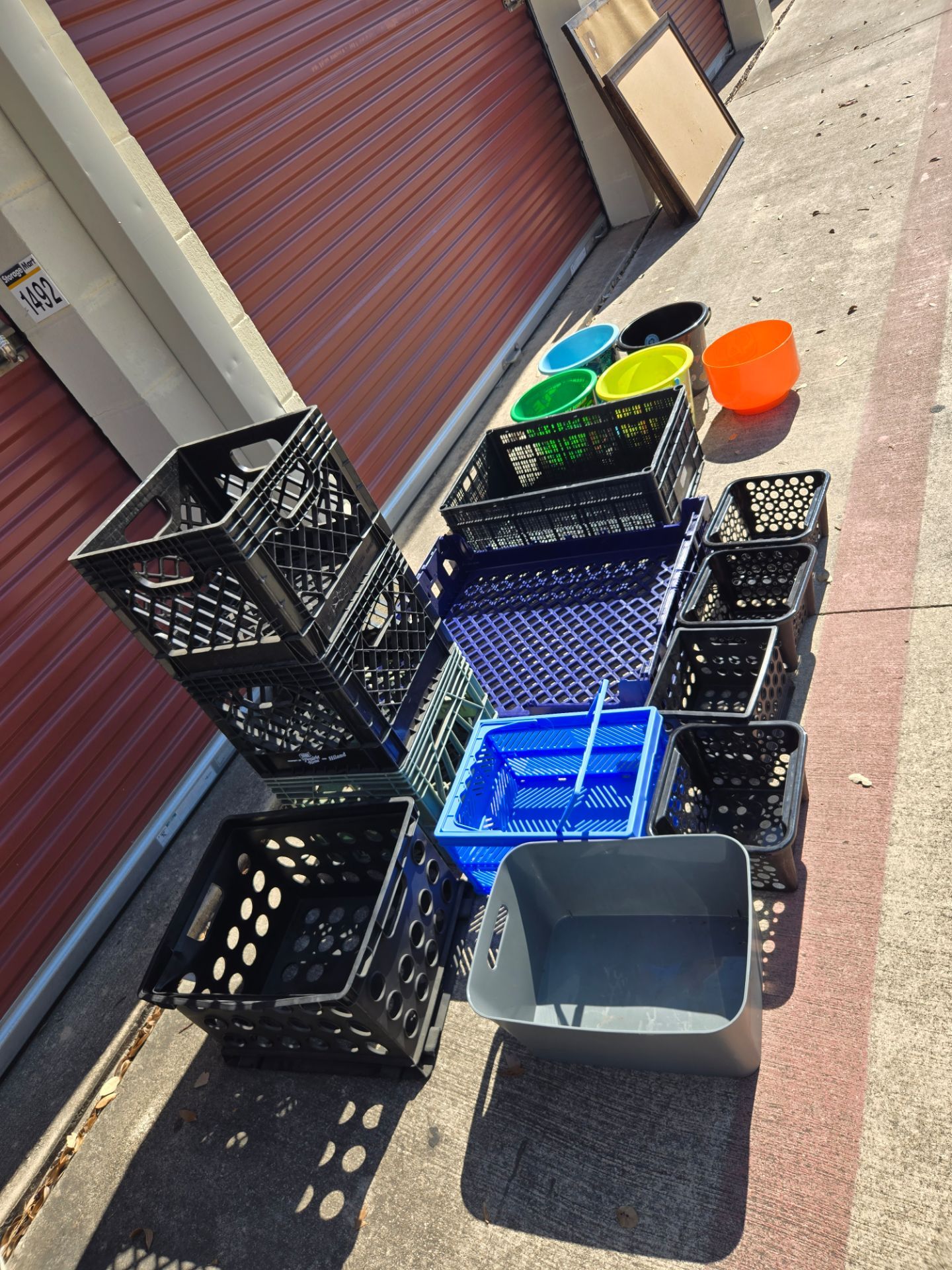 17-indoor/outdoor buckets and containers.