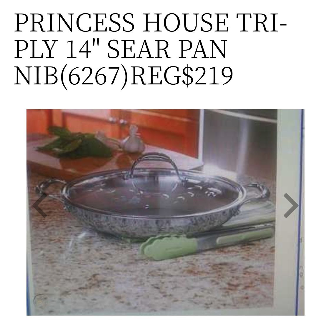 6267-PH 14’ Tri-Ply Sear Pan