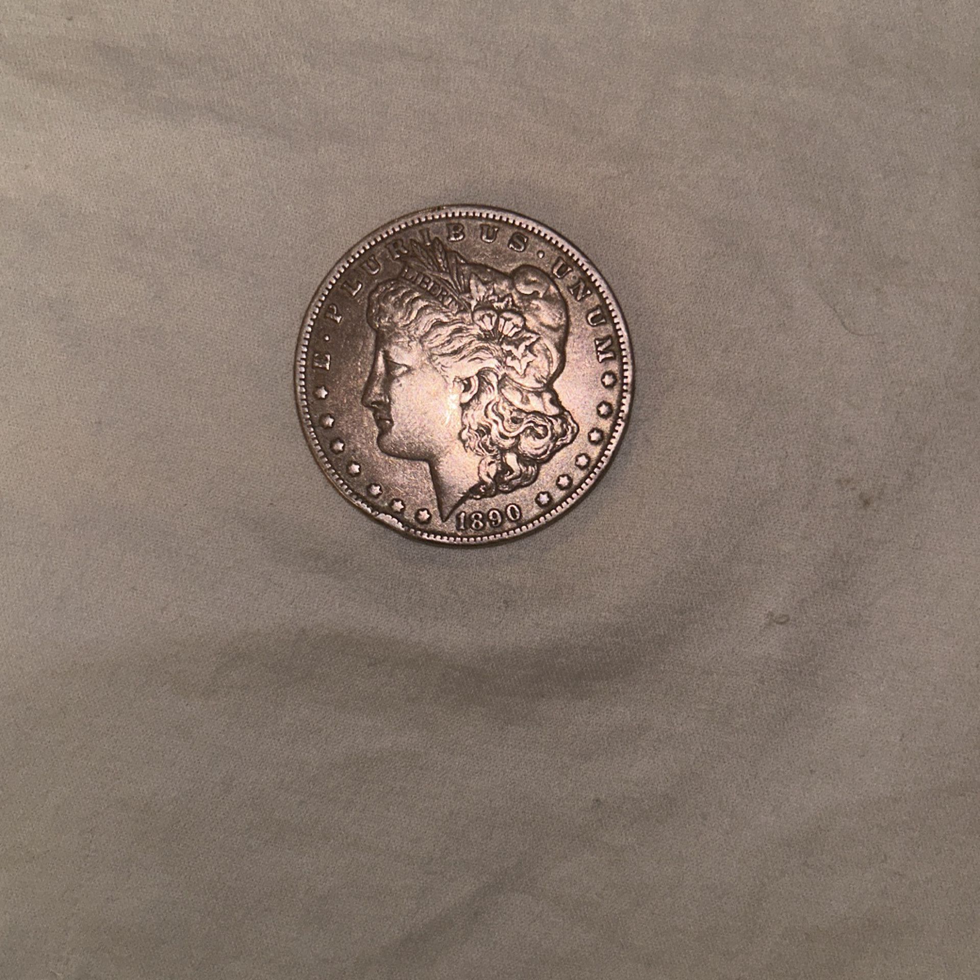 1890 Morgan Silver Dollar RARE DATE !! No Mint Mark