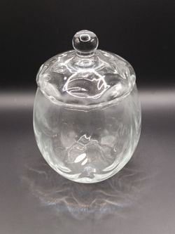 vintage Princess House crystal jar 356 new in box USA