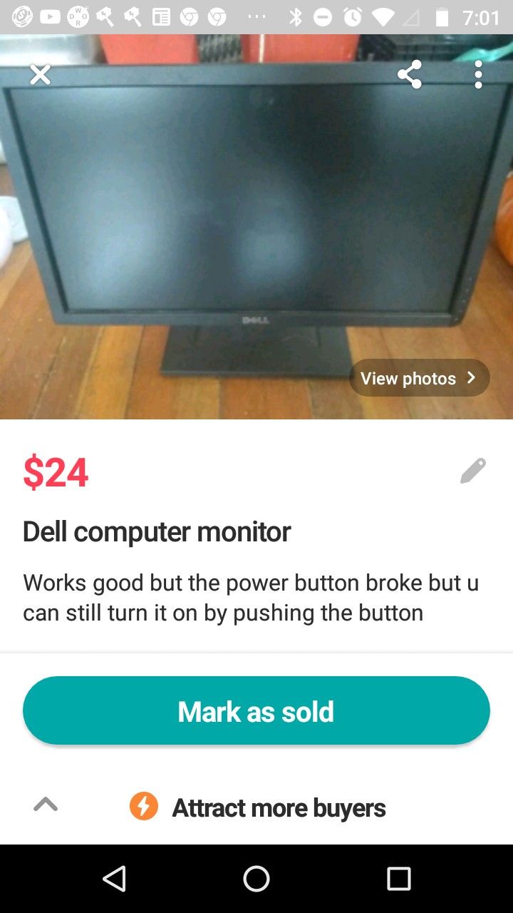 Dell computer monitor