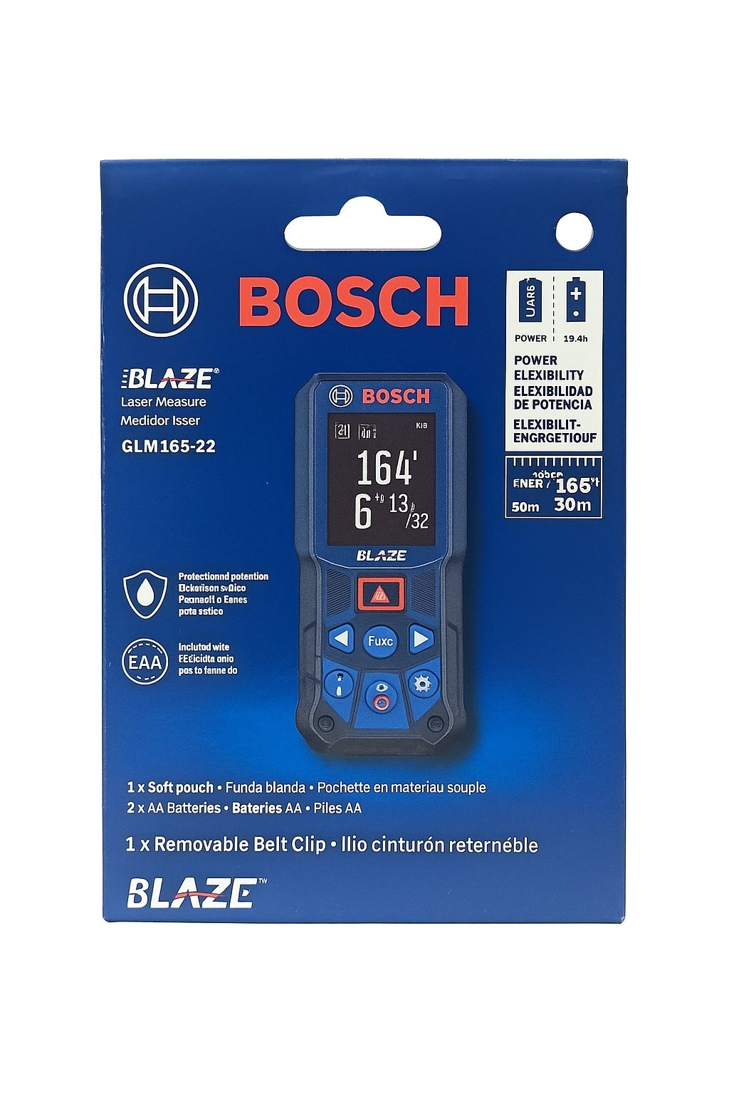 Bosch GLM 165‑22 Blaze 165 ft Laser Distance Measurer – Brand New