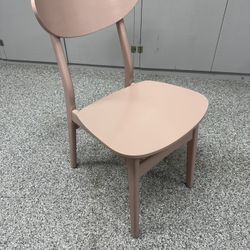 West Elm Classic Cafe Dining Chairs (Blush), set of 6