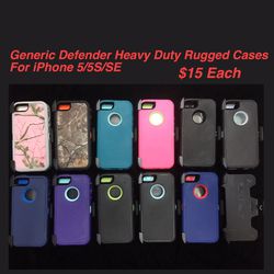 iPhone 5/5S Generic Defender Heavy Duty Rugged Cellphone Cases