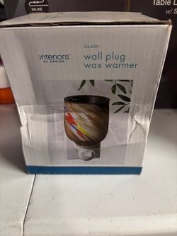 Interiors by Design Glass Wall Plug Wax Warmer