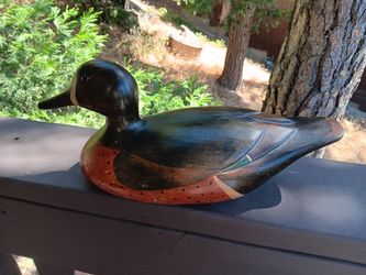 Tom Taber Duck decoy