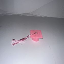 Pink Graduation Cap Decor