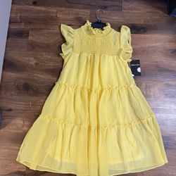 Brand New Woman’s Maison Tara brand Yellow Dress Up For Sale 