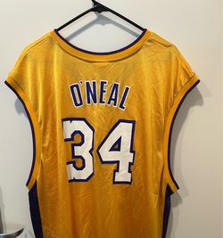 Shaquille O’Neal 34 LA LAKERS Reebok jersey Size 2XL