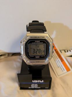 Casio Illuminator Water Resistant Square Watch New 