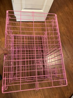 Pink Dog Cage