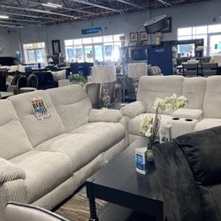 white sofa loveseat ☁️💡 $1,699