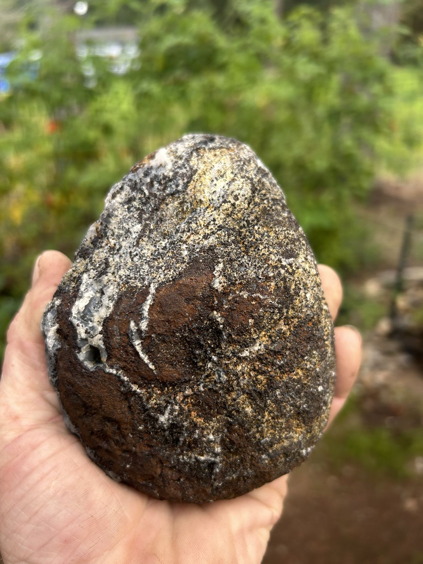 Large Multi Colored Botryoidal Agate