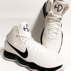 Mens Nike Hyperdunk White/Black Basketball Shoes 942571-101 Size 17 NEW! RIP #BlackMamba