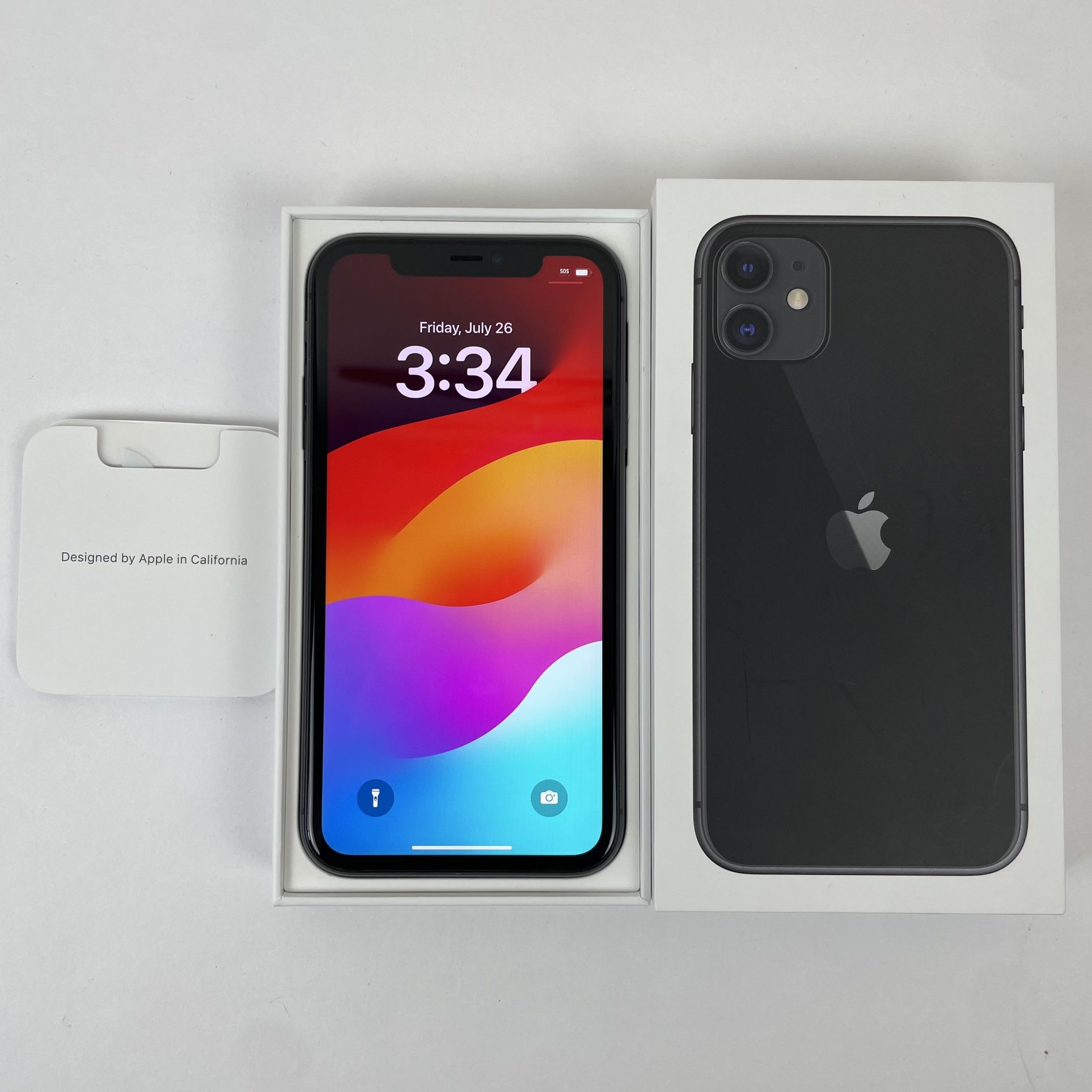 Apple iPhone 11 - 128 GB - Black (Unlocked) (Single SIM)