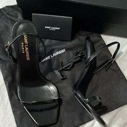 YSL BLACK HEELS