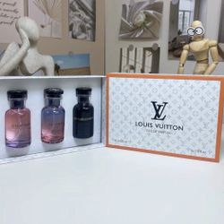 LV Louis Vuitton Fragrance Gift Set 3pcs set (30ml x 3) Fragrance Eau De Par