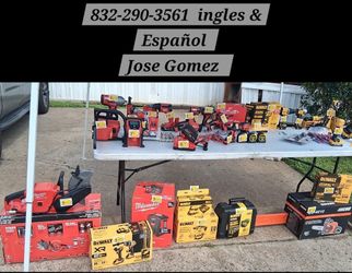Tools Dewalt,Milwaukee,Makita etc.