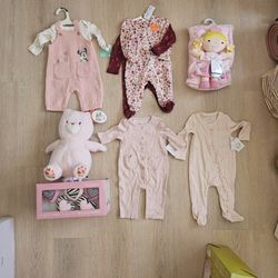 BUNDLE Baby Girl Clothes All New With Tags