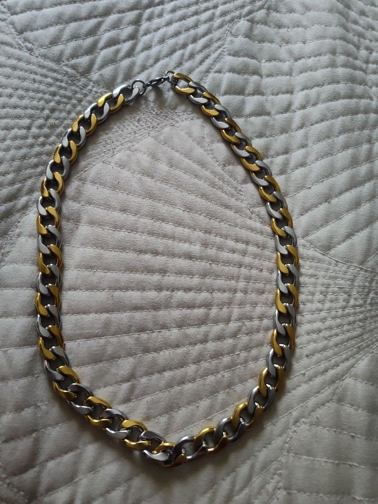 Gold Silver Necklace