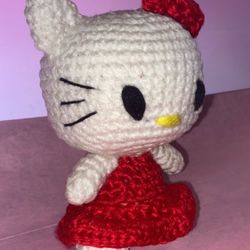 Hello Kitty Crochet Plushie