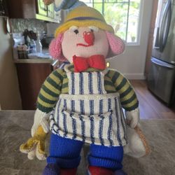 Chef Handmade Knitted Doll