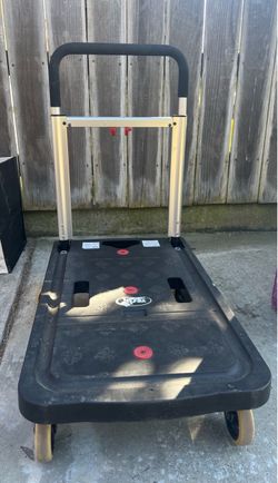 Vestil Fold-Flat Rolling Cart – 300 lb Capacity – Model FF-FPT-1627