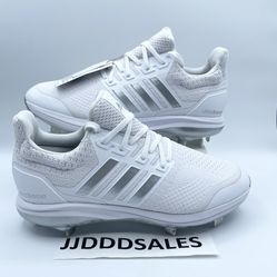 Adidas UltraBoost DNA 5.0 Baseball Cleats Metal  White Silver ID9622 Men’s Sizes