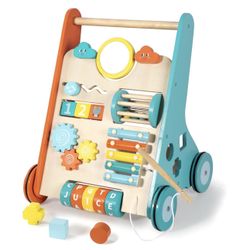 Wooden Baby Walker, Montessori Walker for Babies 12 Months