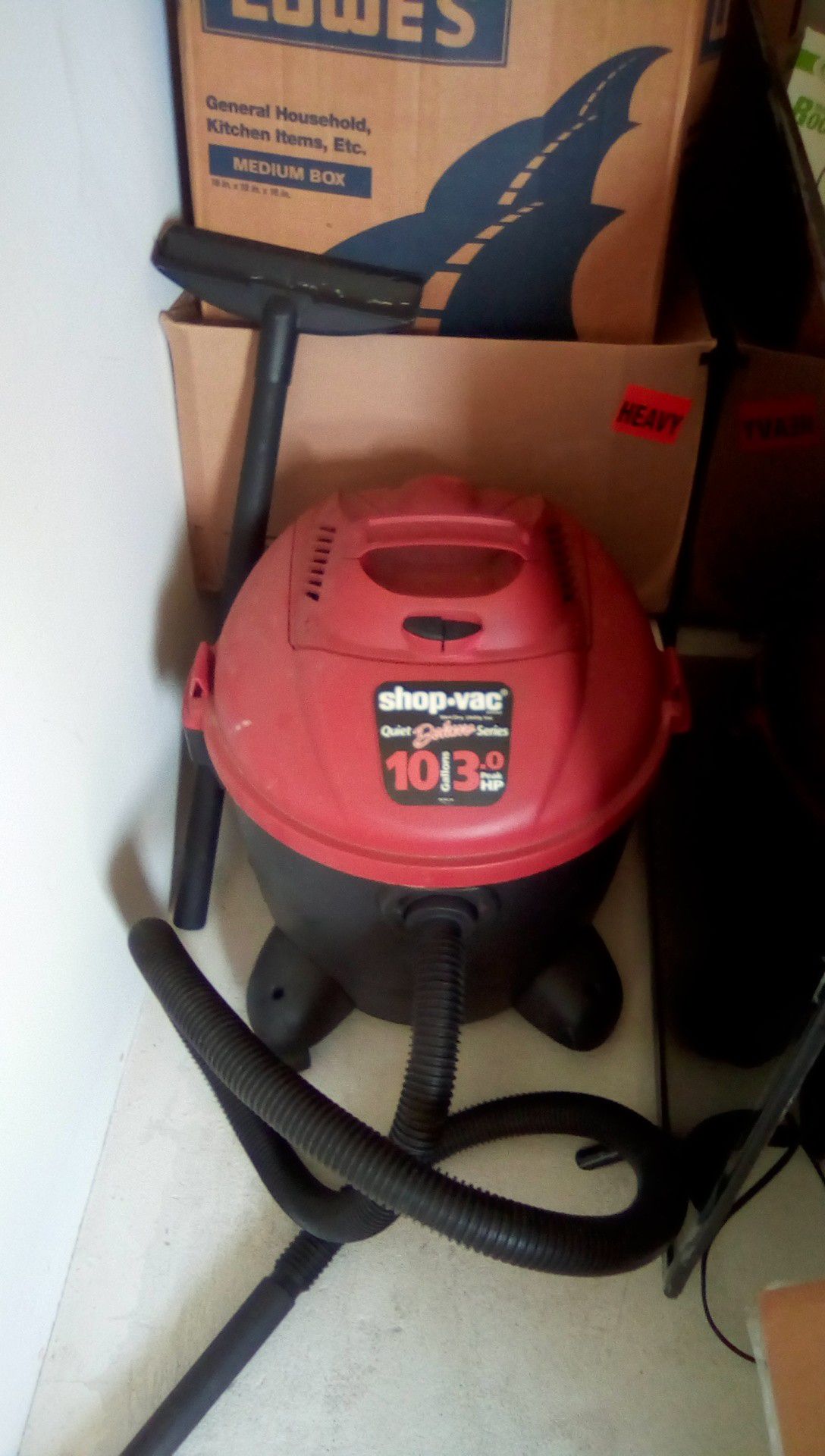 Shop vac quite deluxe series. 10 g and 3.0 peak hp