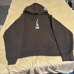 vans graphic hoodie (black)
