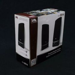 New Cyber Acoustics CA-2014 Multimedia Desktop Computer Speakers 
