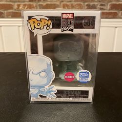 Marvel 80 Years Ice Man(Flocked) Funko Pop 504
