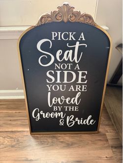 Wedding sign