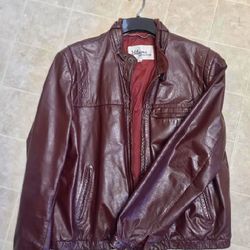 Men’s Large WILSONS LEATHER Vintage Jacket Like NEW