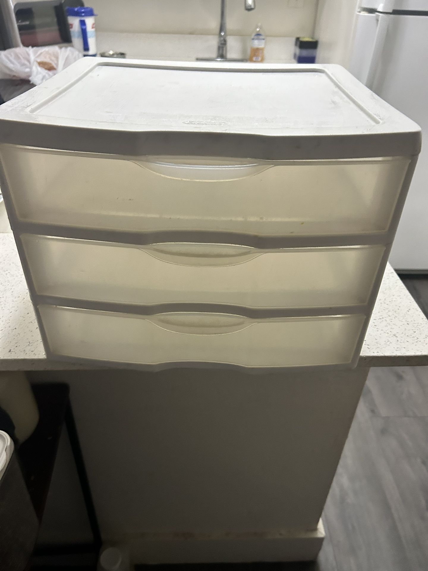 Plastic Desktop Storage 3Drawer