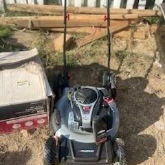 21 in. 140 cc Briggs and Stratton Walk Behind Gas Push Lawn Mower with Height Adjustment and Prime 'N Pull Start