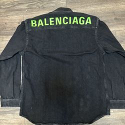 Authentic Balenciaga Oversize Denim Shirt