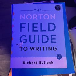 The Norton Field Guide To Writting