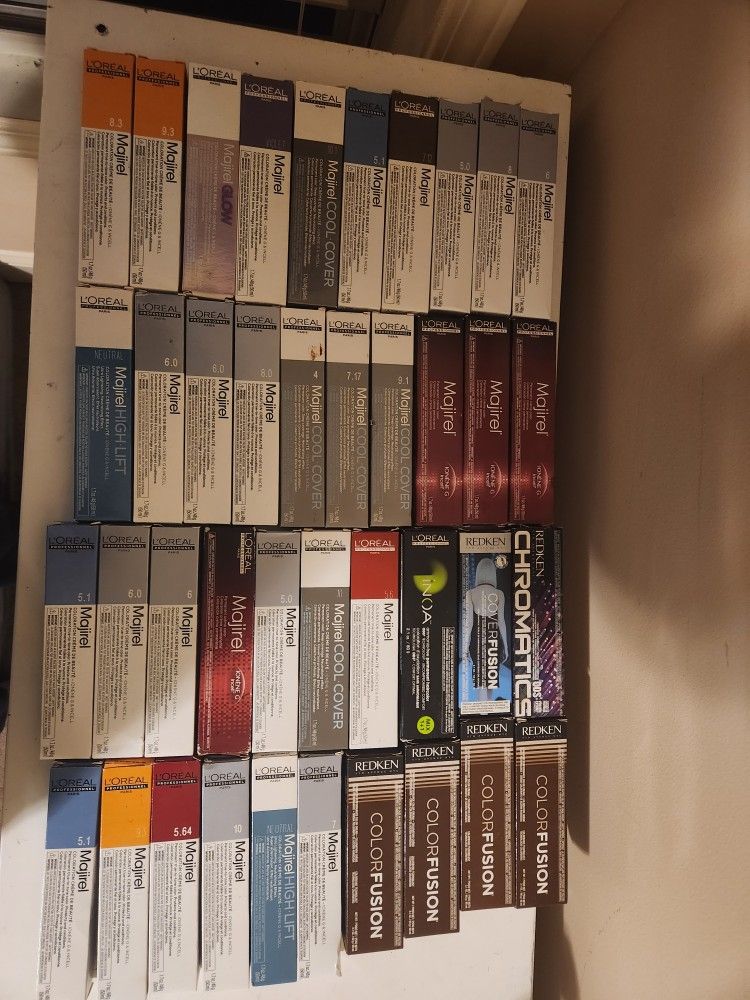L'Oreal & Redken Hairdye Lot Of 40 Boxes (New)