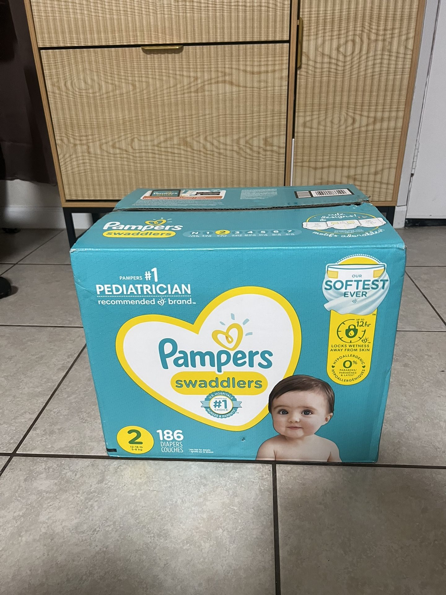 Pampers Swaddlers Diapers Size 2