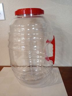 5 Gallon Vitrolero Red Beverage Jar 