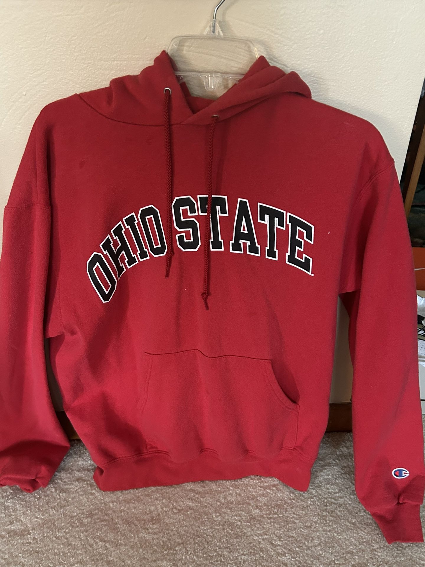 Ohio State Champion Hoodie Men’s Med Red