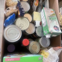 Big Box Of Unopened Food