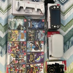 Nintendo Switch Lite Gaming Bundle (Zelda,Mario,Pokemon,Smash Bros,Animal Crossing)