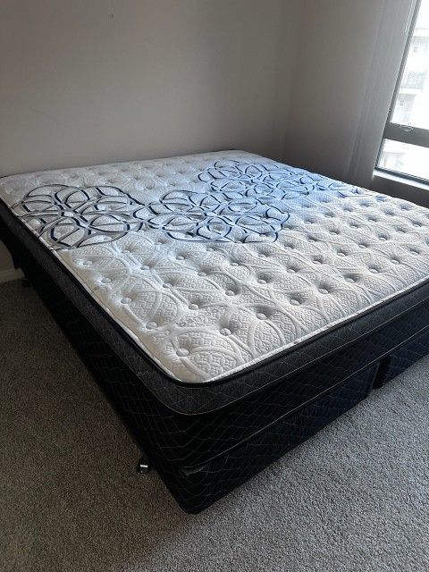 🔴queen Size Pillow Top Mattress 12