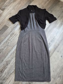 Joseph Ribkoff Jacquard Knit Plaid Print Sheath Dress