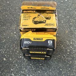DeWalt 20v 8.0 AH LITHIUM ION
