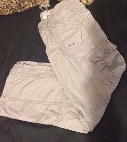 Hollister light olive green pants size XS euc